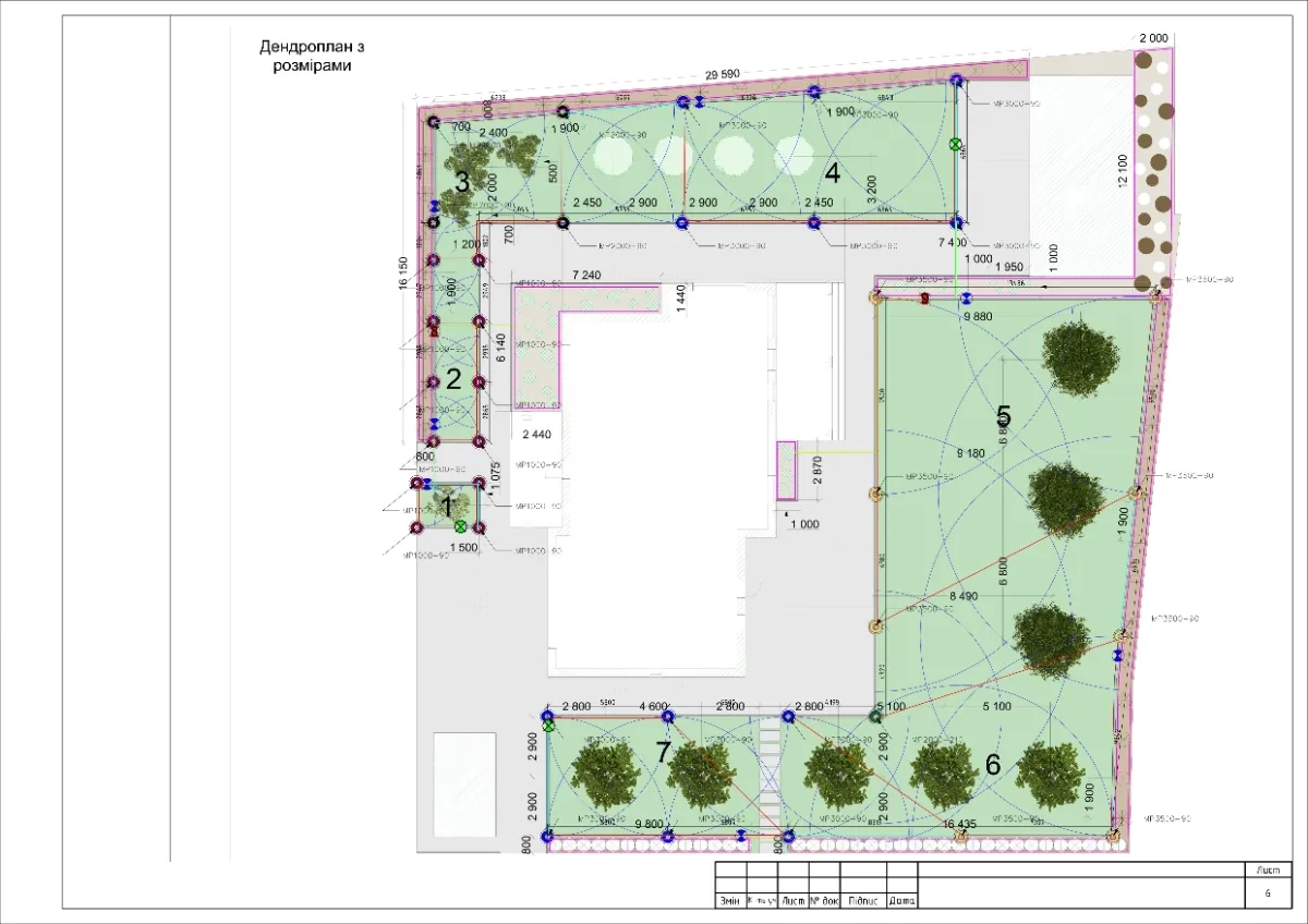 Автоматичний полив - план-схема, проєкт, кошторис