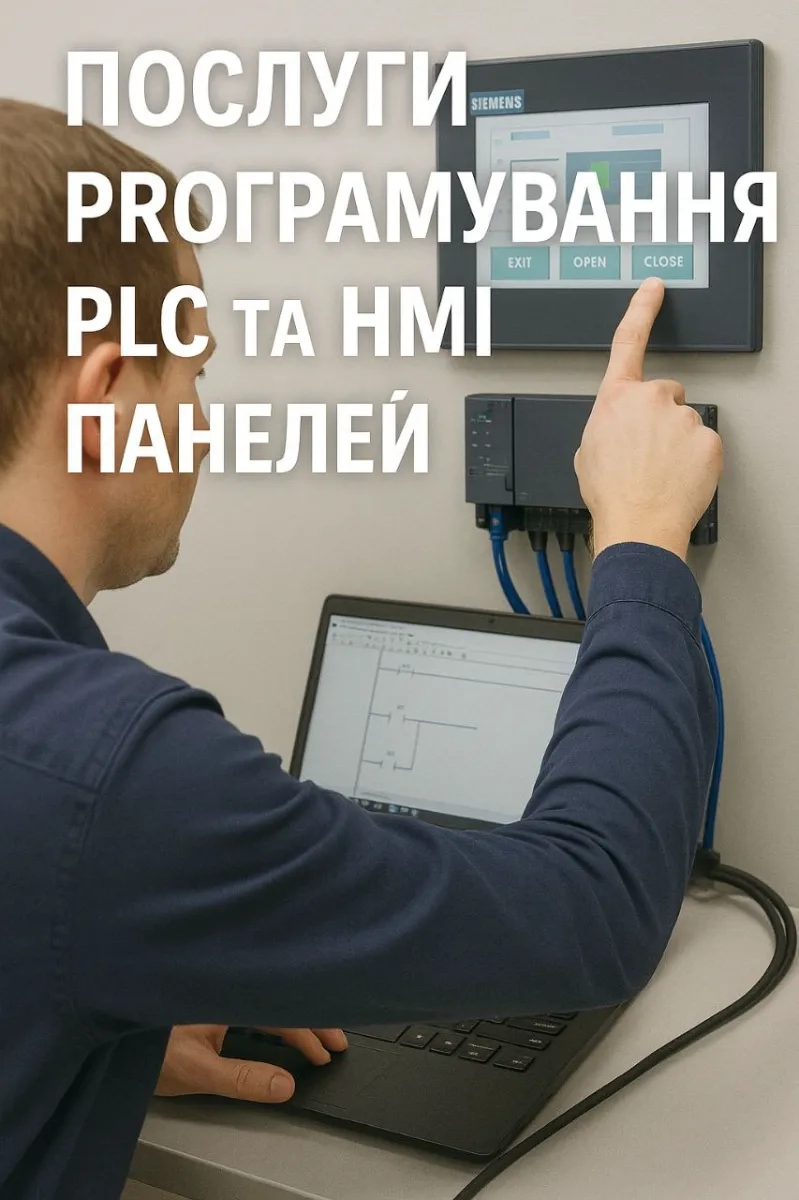 Послуги Програмування  PLC та HMI панелей! 