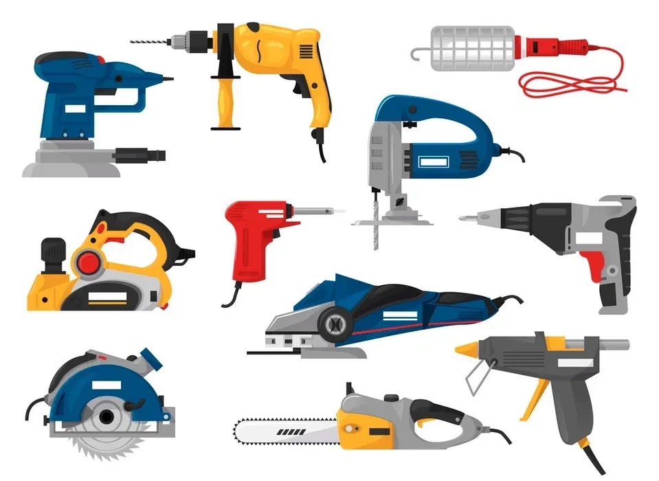 Болгарка, шуруповерт, шабельної пила, торцовка, лобзик