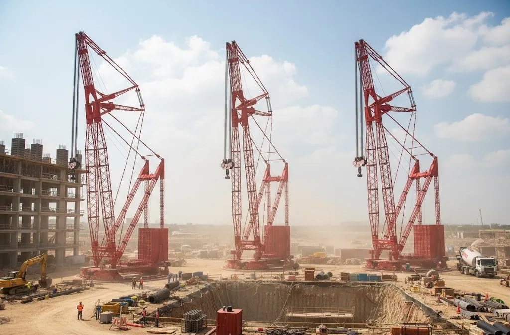 Кільцевий кран MAMMOET PTC 200 – надважкі підйоми