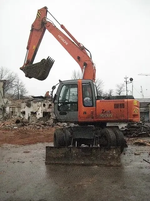 Імпортні екскаватори на колісному ходу