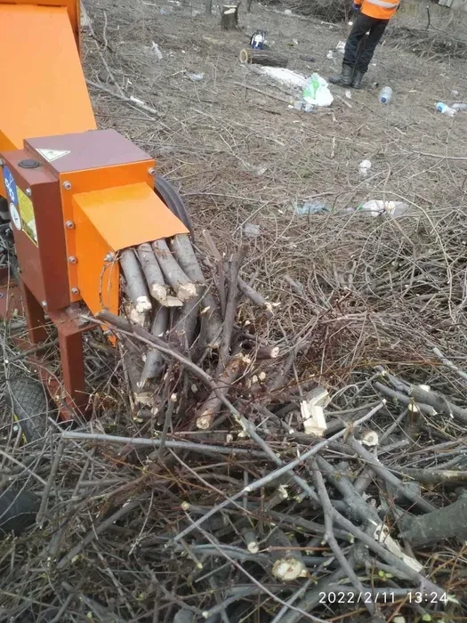 Дроблення гілок, подрібнення, прибирання ділянки, спил дерев, вивіз гілок