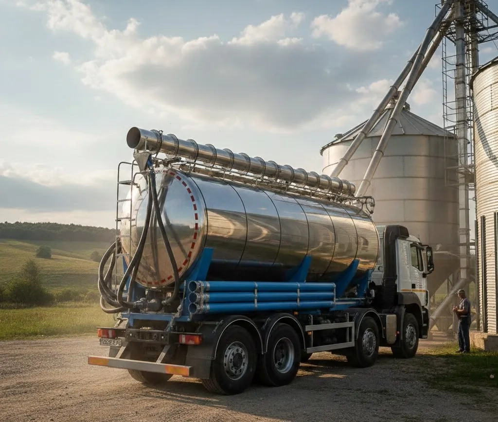 Цистерна для пепевезення корму для тварин