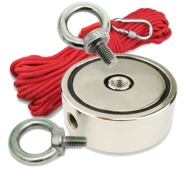 Неодимовий магніт на 450 кг з Мотузкою та Карабіном