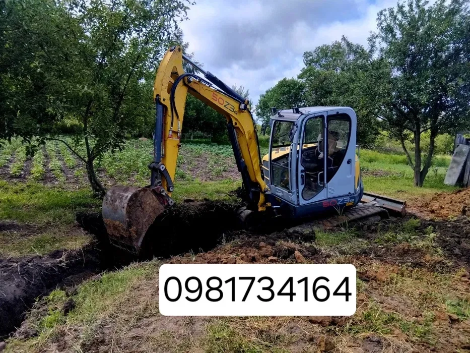 Мінік,міні-екскаватор,екскаватор,ескаватор 5 т Вінниця