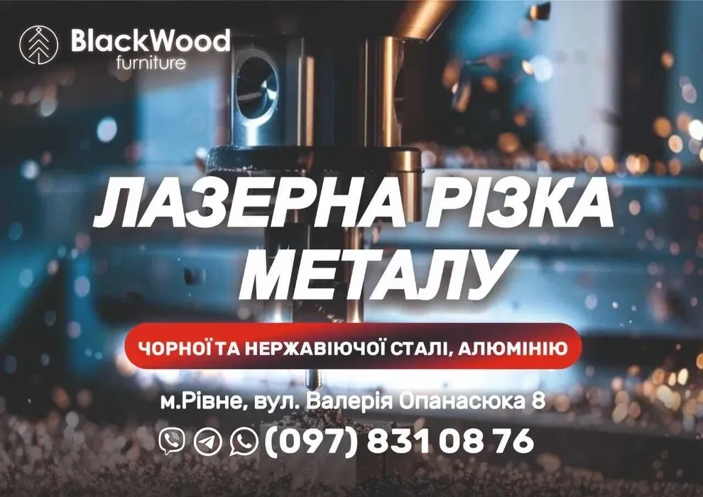 Лазерна різка чорного металу нержавіючої сталі листового металу