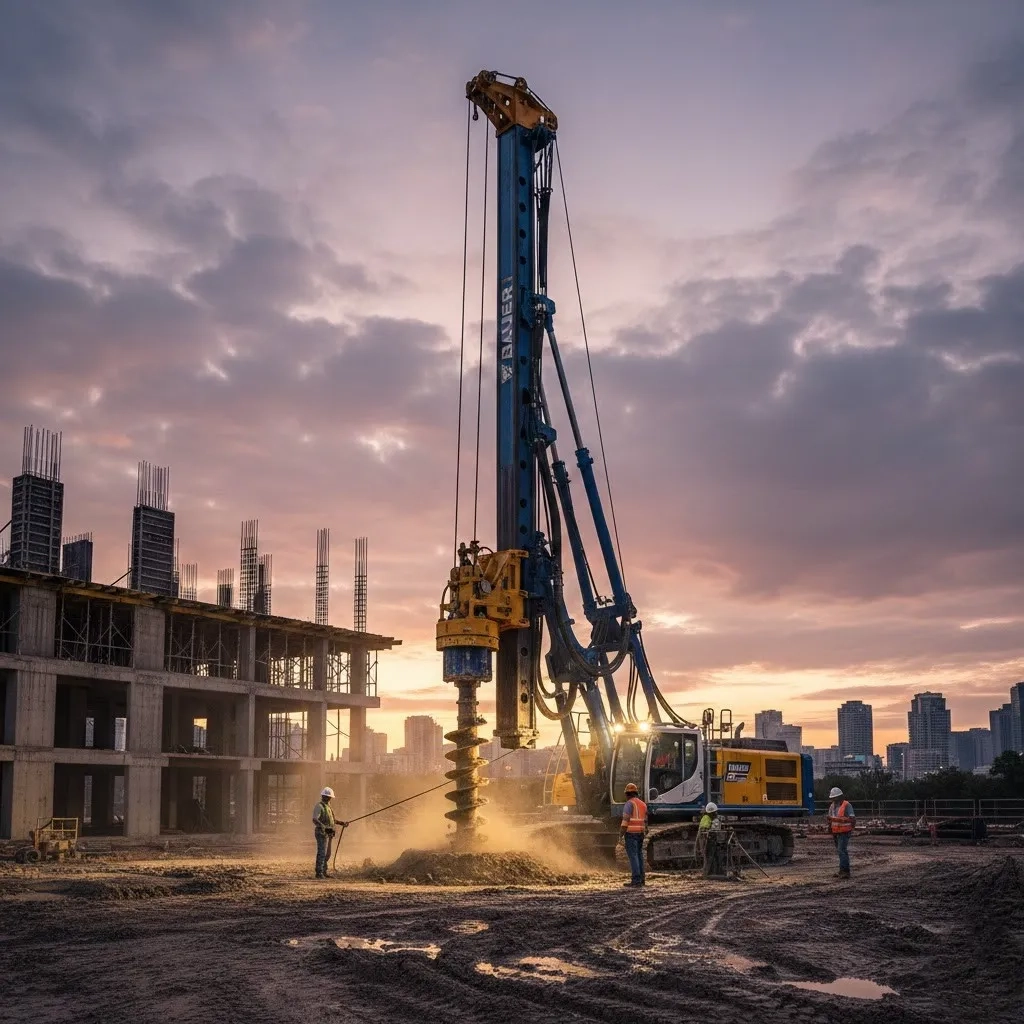 Бурова установки Bauer BG 36 — потужна та надійна