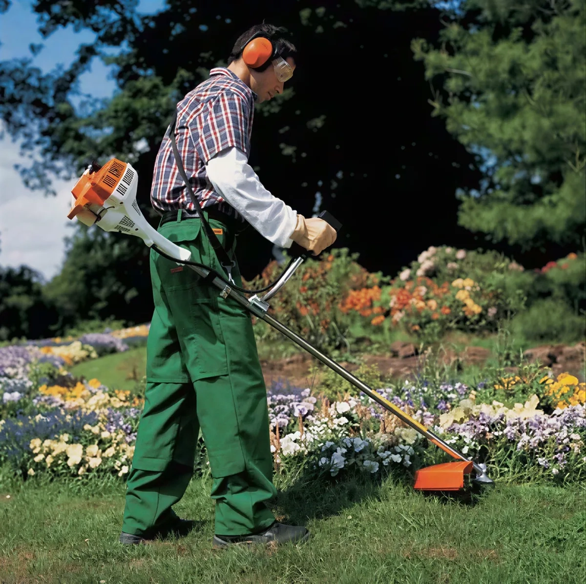 Ручна бензокоса— тример для трави!