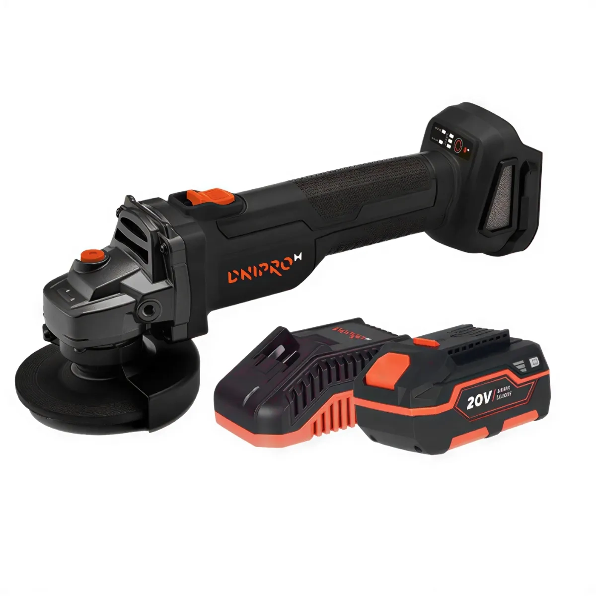 Акумуляторна шліфувальна машина Dnipro-M DGA-201BC Ultra