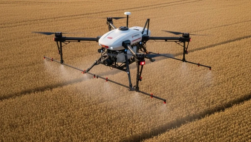 Агродрон для обприскування та моніторингу посівів