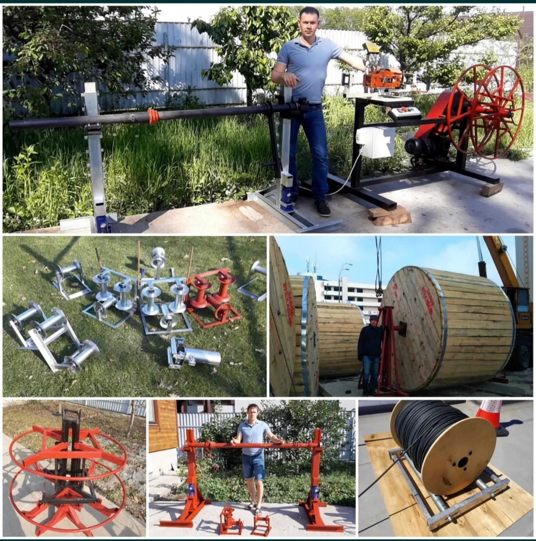 Кабельний підйомник ( домкрат) - для розмотування та прокладання проводу, кабелю