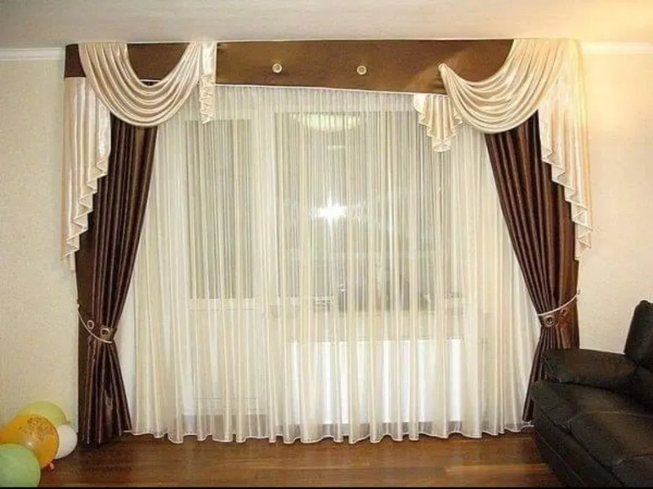 Стирка и химчистка штор «под ключ»: Снимаем, стираем, гладим!