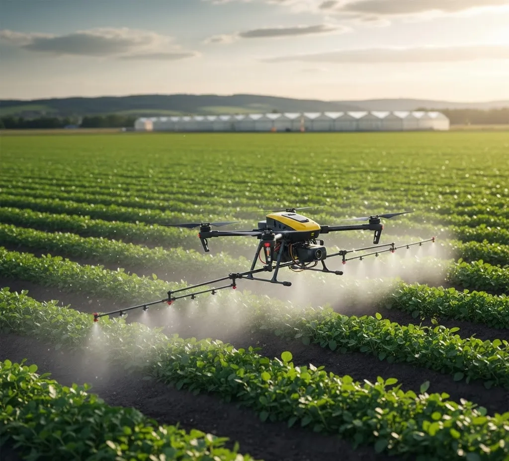 Компактний дрон-обприскувач — економія та точність