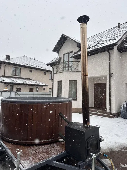 Чан на колесах! Карпатський релакс прямо у вас на подвір'ї!