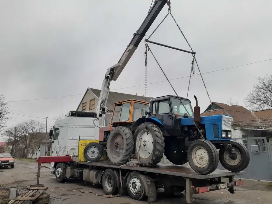 Послуги крана-маніпулятора | Перевезення будматеріалів, техніки, контейнерів