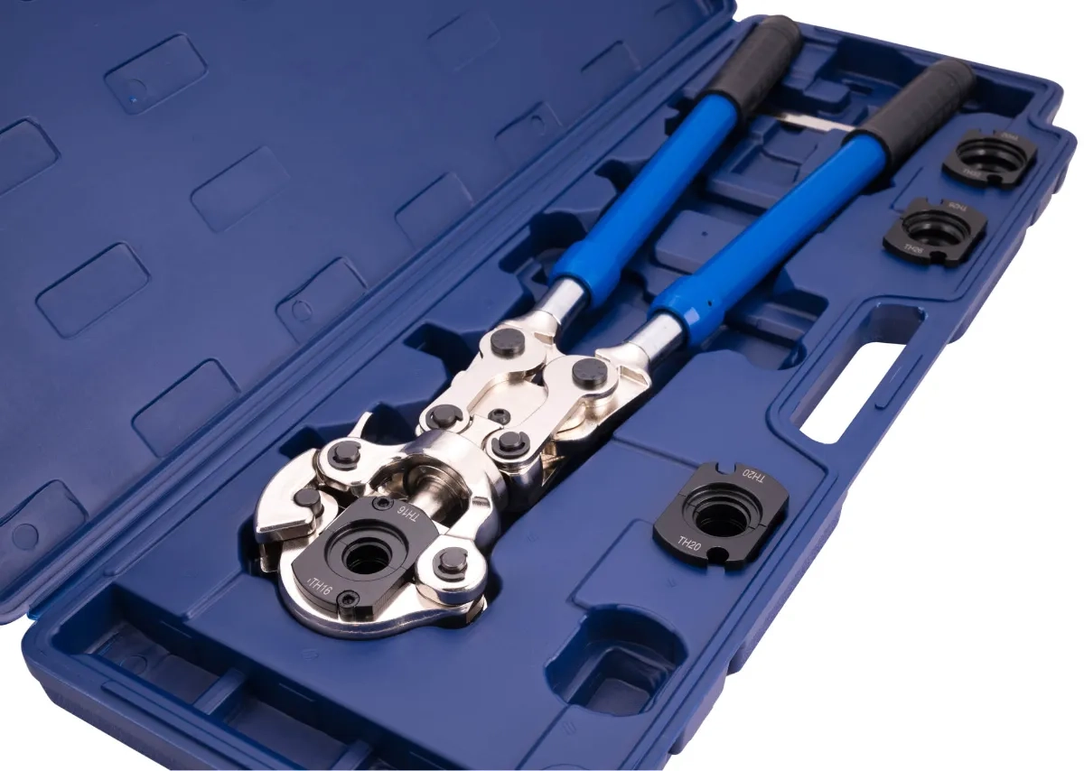 Прес-кліщі для металопластикових труб (Прес-фітинг)