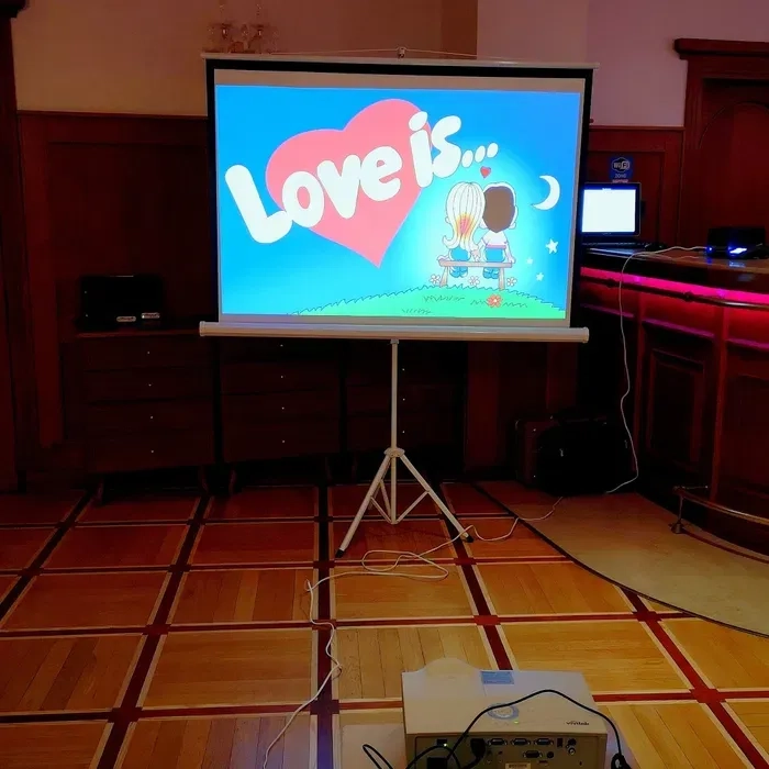 Проектор.Екран для проектора.