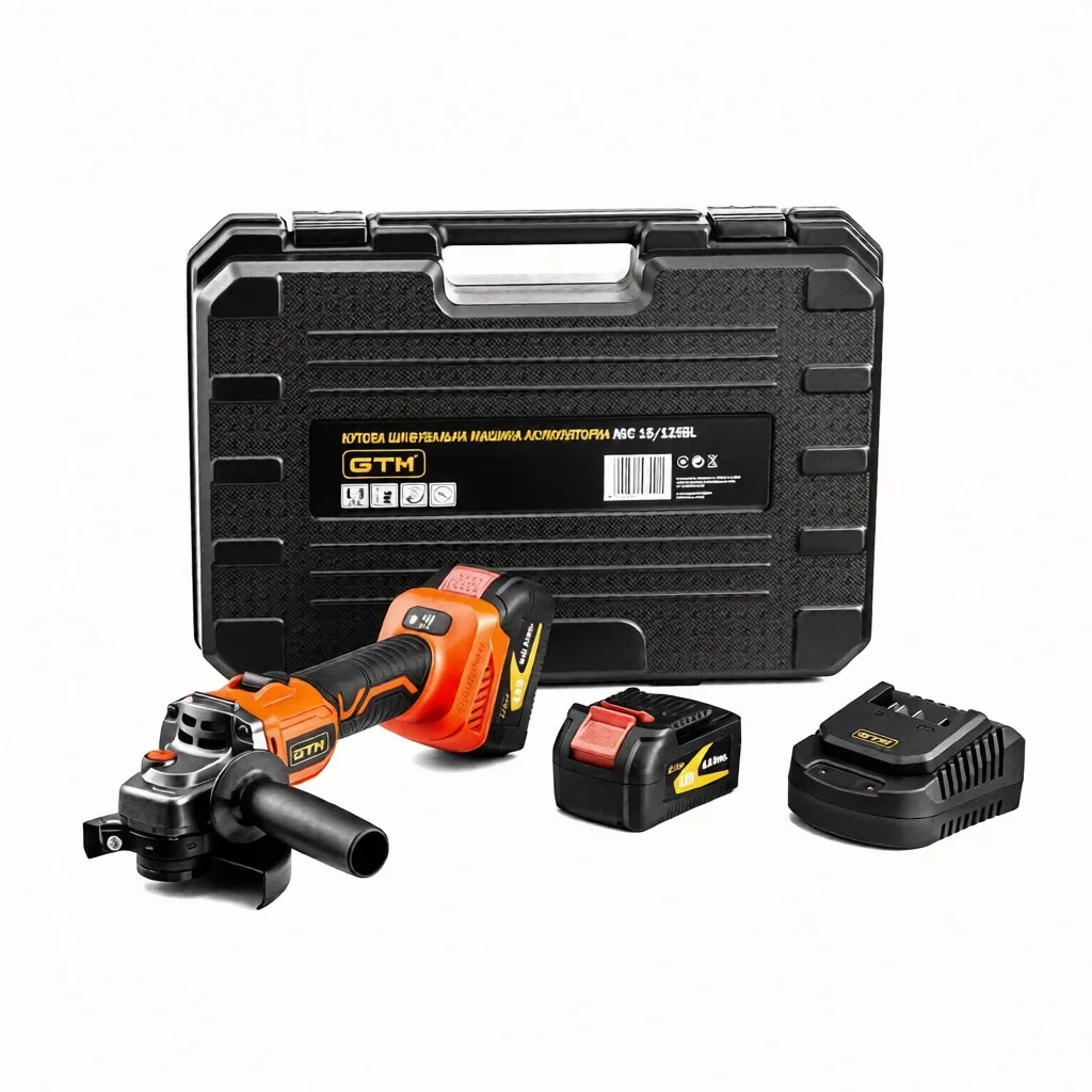 Акумуляторна болгарка GTM AGC18/125BL