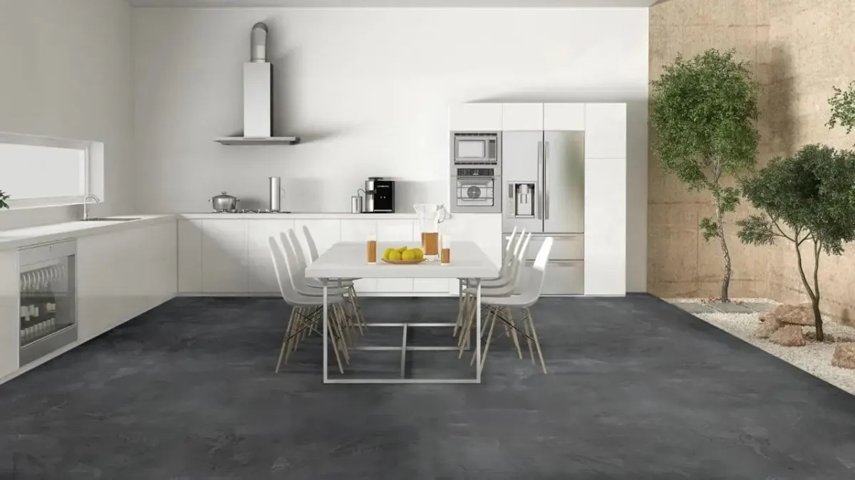 Улаштування підлог з мікроцементу | Декоративне бетонне покриття