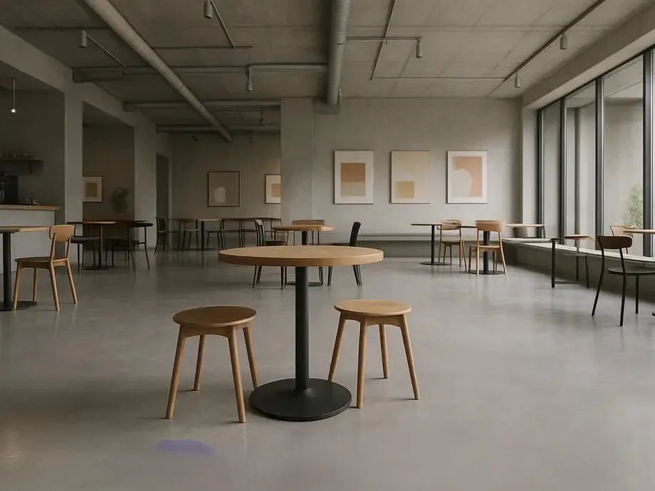 Улаштування підлог з мікроцементу | Декоративне бетонне покриття