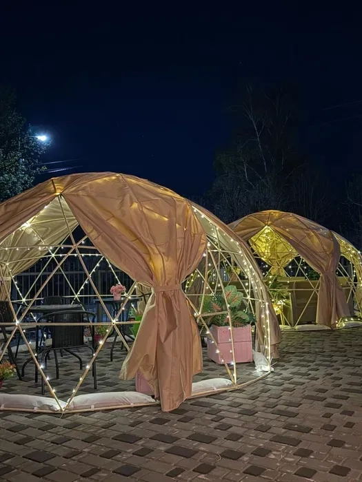 Літній шатер на геокупол 3,6м , намет , геосфера