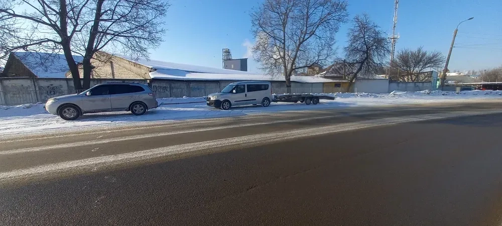 Евакуатор. Лафет. Жорстка зчіпка до 2500 тонн