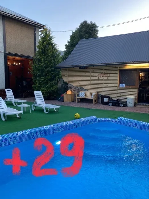 ЧАН З Теплим Басейном , деревʼяний з бісєдкою ,теплим приміщенням з міні кухнею