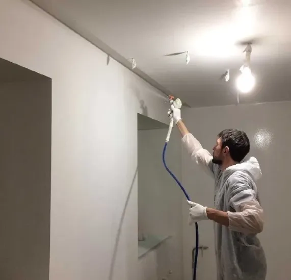 Фарбування стін, стель. Безповітряне. Шпаклівка. Механізована Побілка