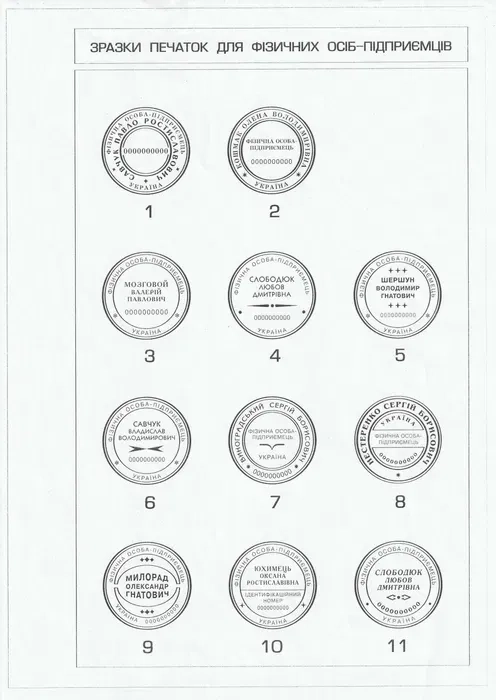 Виготовляємо - Печатка для ФОП, ТОВ, штамп CMR, лікарська.