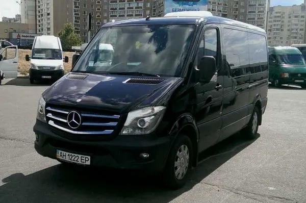 277 Мікроавтобус на весілля Mercedes Sprinter 316 NEW чорний VIP 9 місць