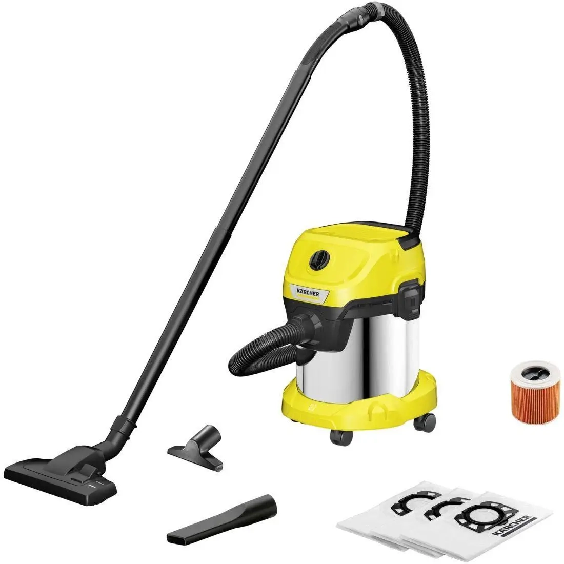 Будівельний пилосос Karcher WD 3 S V-15/6/20 Home 1.628-150.0