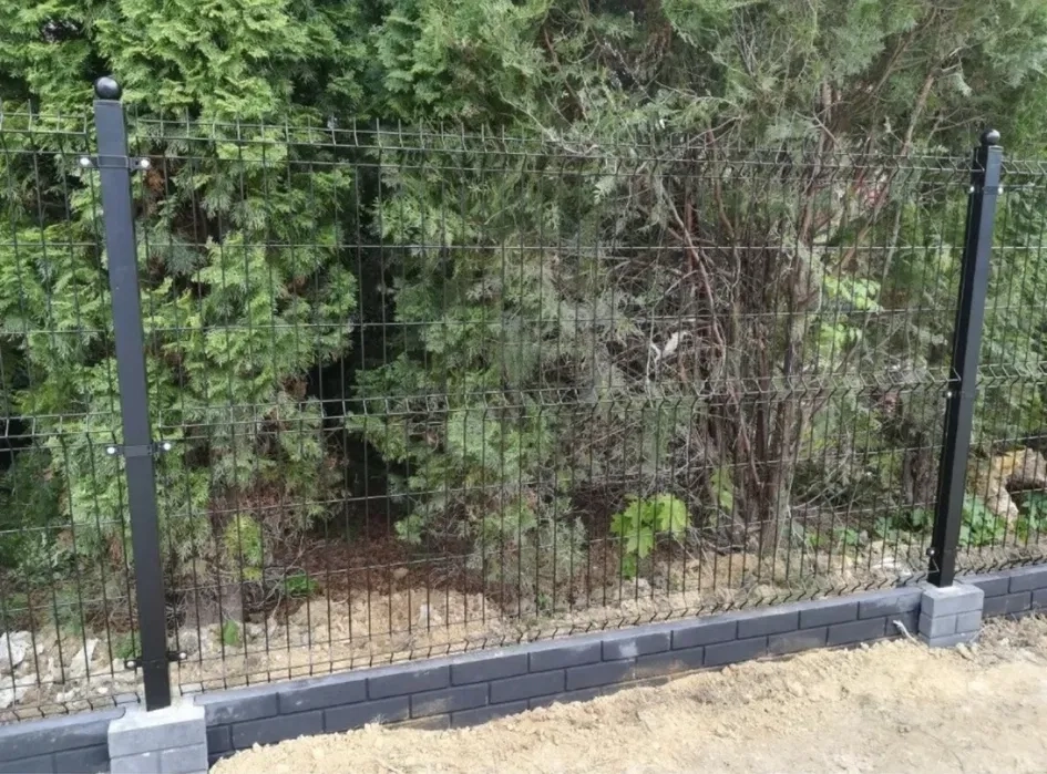 Забор сетка секційна 3д, паркан, ворота, калітка, монтаж парканів