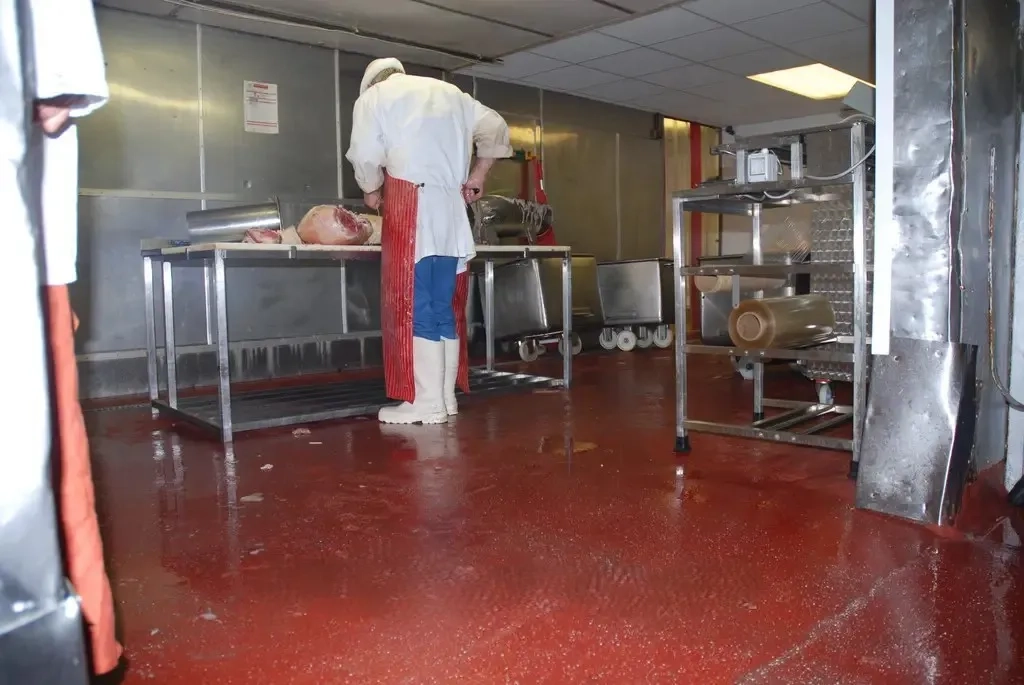 Улаштування підлог для м’ясного виробництва