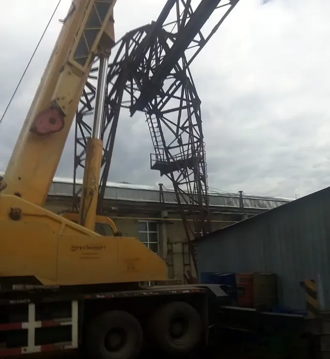 Ремонт монтаж козлового крана