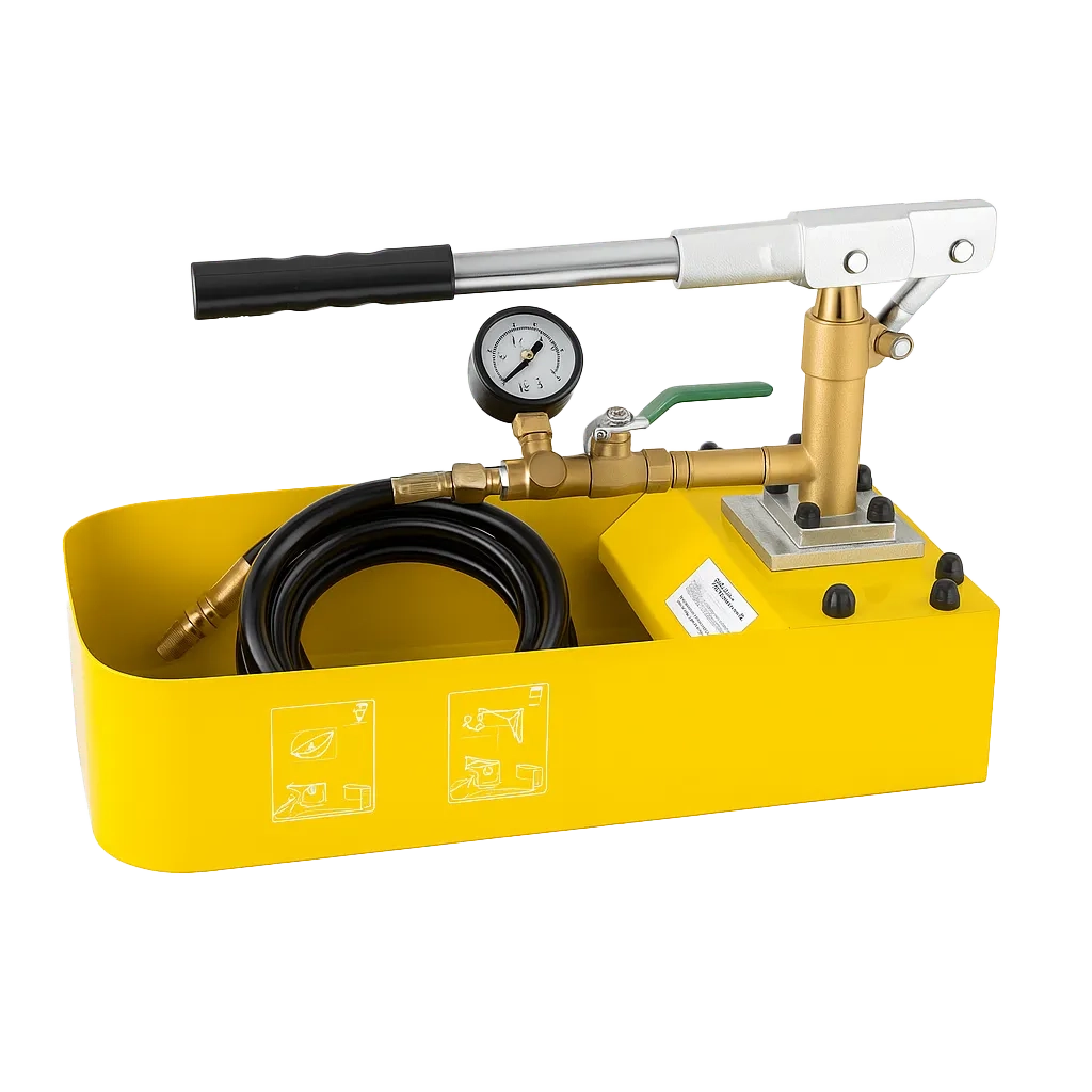 Ручний опресувальний насос — для перевірки трубопроводів