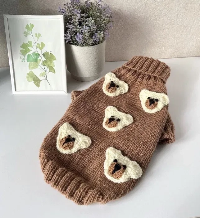 В'язаний одяг для собак. Великих і маленьких порід