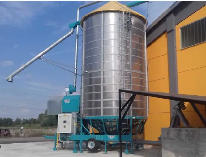 Мобільна зерносушарка: Сушимо в полі та на току!