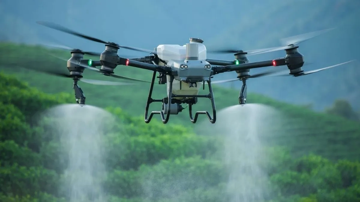 Агродрон Agras - : Внесення ЗЗР та десикація з повітря