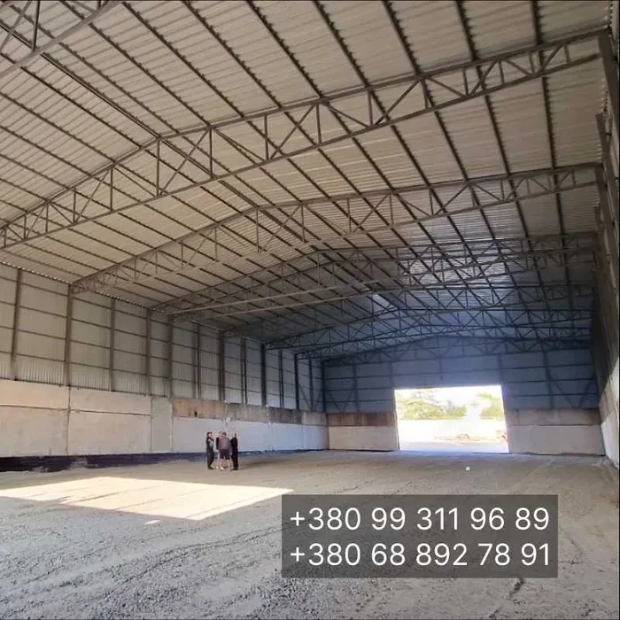Будівництво ангарів складів під ключ 10х18 12х24 15х30 18х60 24х100