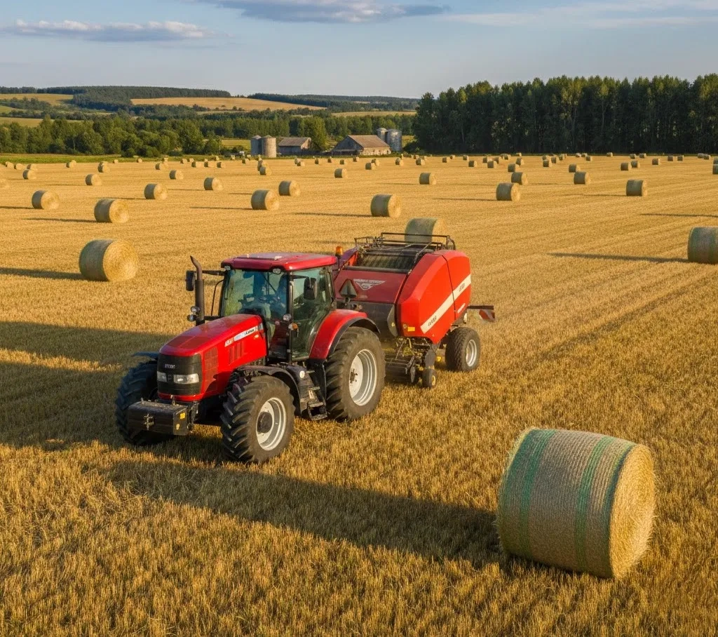 Прес-підбирач для сіна та соломи