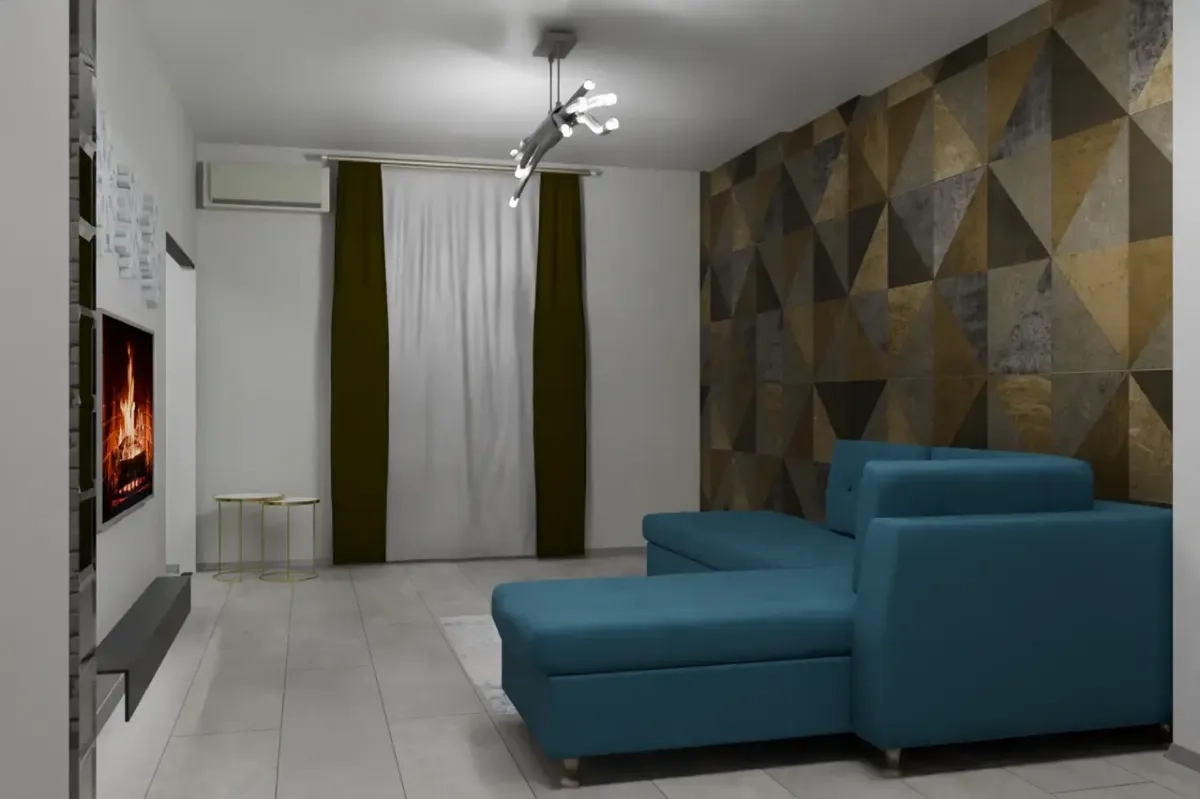 3D візуалізація вітальні