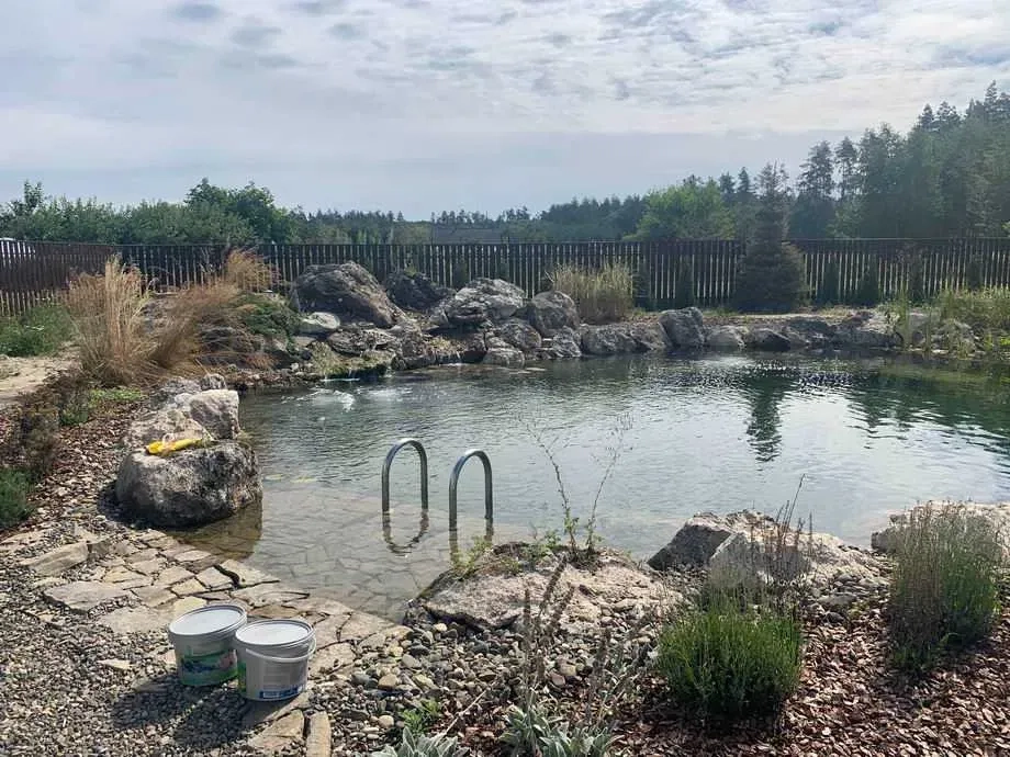 Будівництво плавальних ставків. Природні басейни. Эко пруд.