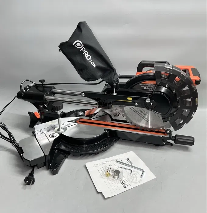 Пила торцювальна з протяжкою PROton Протон PDT-255PL На 2000 Вт