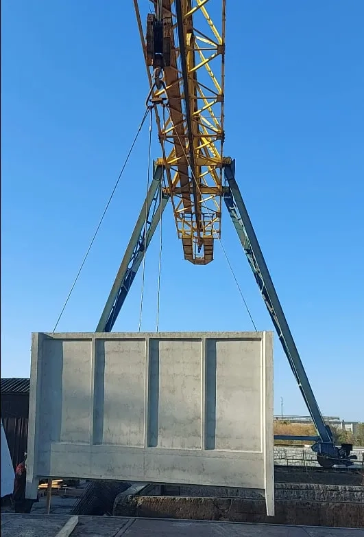 Паркан секційний залізобетонний, Панель П-5В, Панель Э-9, Э-1, Э-2