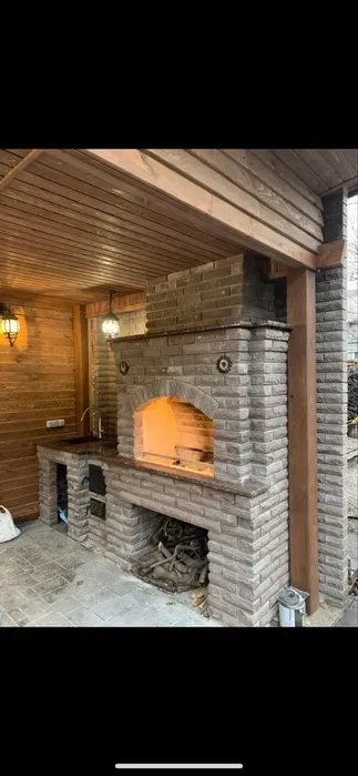 Каміни,мангали, барбекю,коптилки