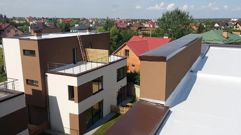 Кровля ПВХ ТПО мембраной