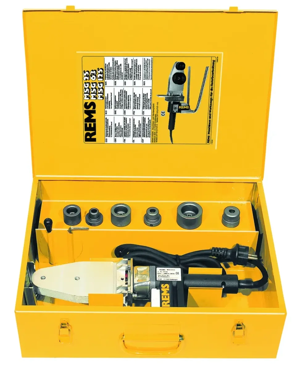 Паяльник для пластикових труб Rems MGS 125 EE