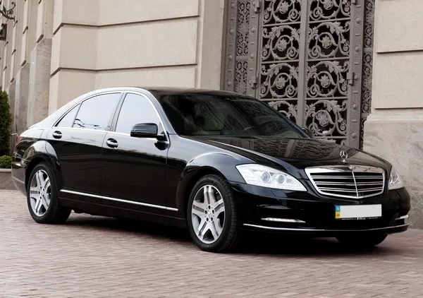 092 Авто на весілля Mercedes W221 S500L black замовити