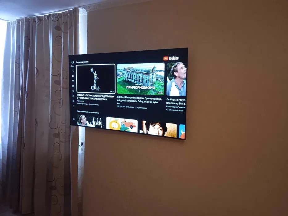 Установка телевізора на стіну в Одесі, монтаж ТВ Одеса, всі райони