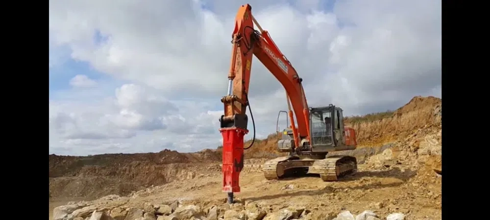 Гідромолот, екскаватор, маніпулятор, самоскид